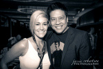 Luvia Petersen and Garrett Wang